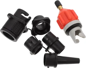 1Set Inflatable Dinghy Adaptor Paddle Board Pump Nozzle Durable Air Supply Kayak Valve Attachment Multi Function Conversion Tool for Sup and Canoe Use
