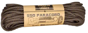 American Legacy ® 550 Paracord Bundles | Navy/Tan Diamondback - 50 ft
