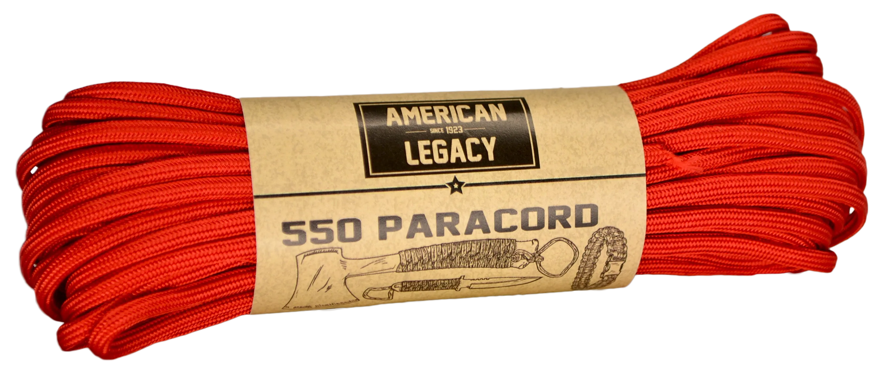 American Legacy ® 550 Paracord Bundles | Red - 50 ft