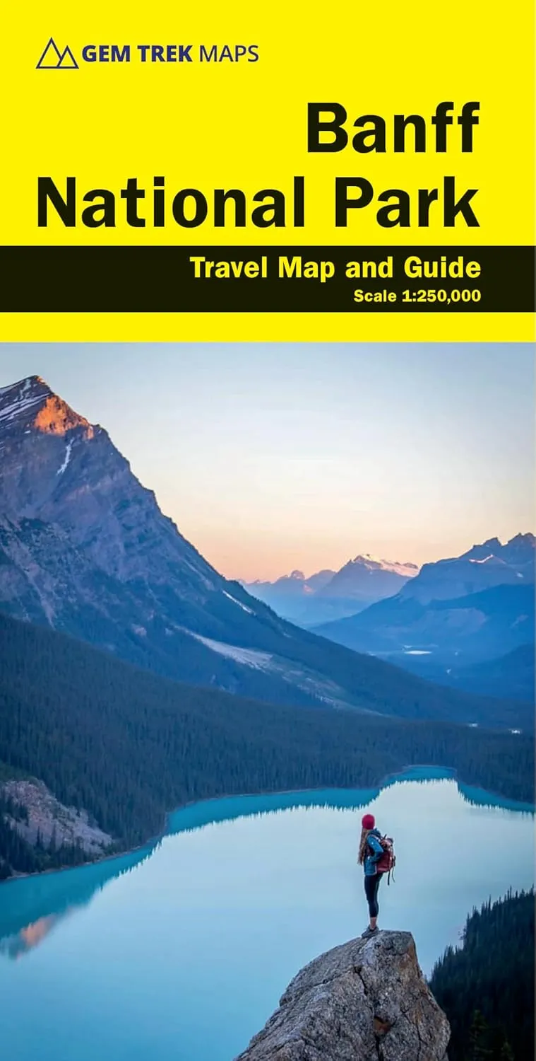 Banff National Park Map | Gem Trek Maps Map  April 1, 2024