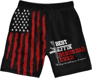 Dad's Funny Swim Trunks Quick Dry Beach Shorts with Pockets Perfect Summer Gift for Dads