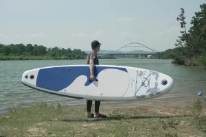 Inflatable Stand Up Paddle Board 11'x34 x6, Beginner Friendly, Durable PVC for Open Water & Touring