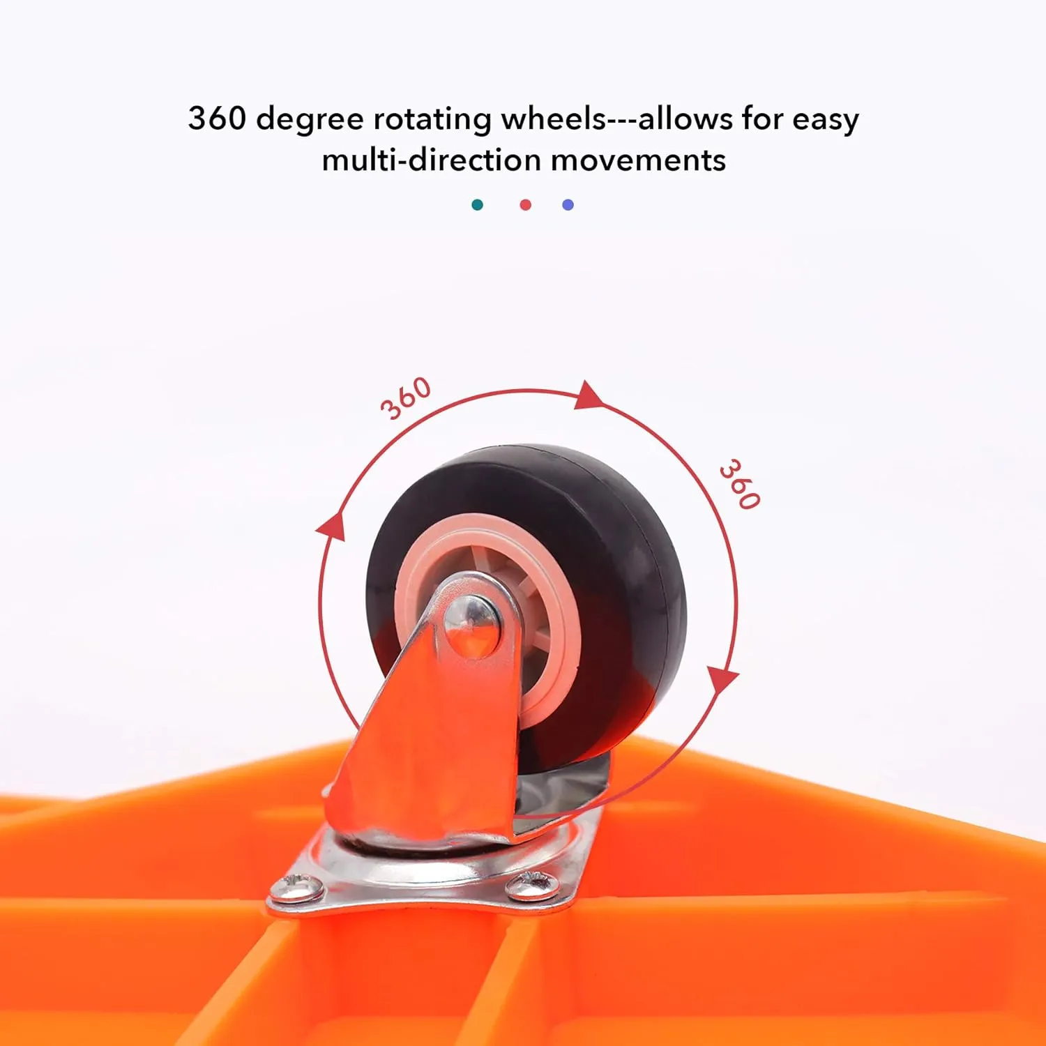 Kids Sitting Board with Universal Wheels - Safety Plastic Scooter for Kids Ages 6-12 - Manual Sport Scooter with Handles for Gym Class