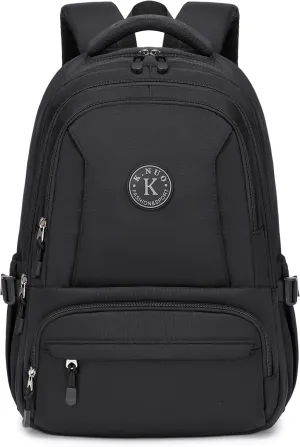 Laptop Backpack for Women Men 17 Inch , Anti Theft Carry on Travel Backpacks, Water Resistant College Bookbag Large Kids School Bag for Teens Boys Girls Business Work Back Pack Casual Daypack Black