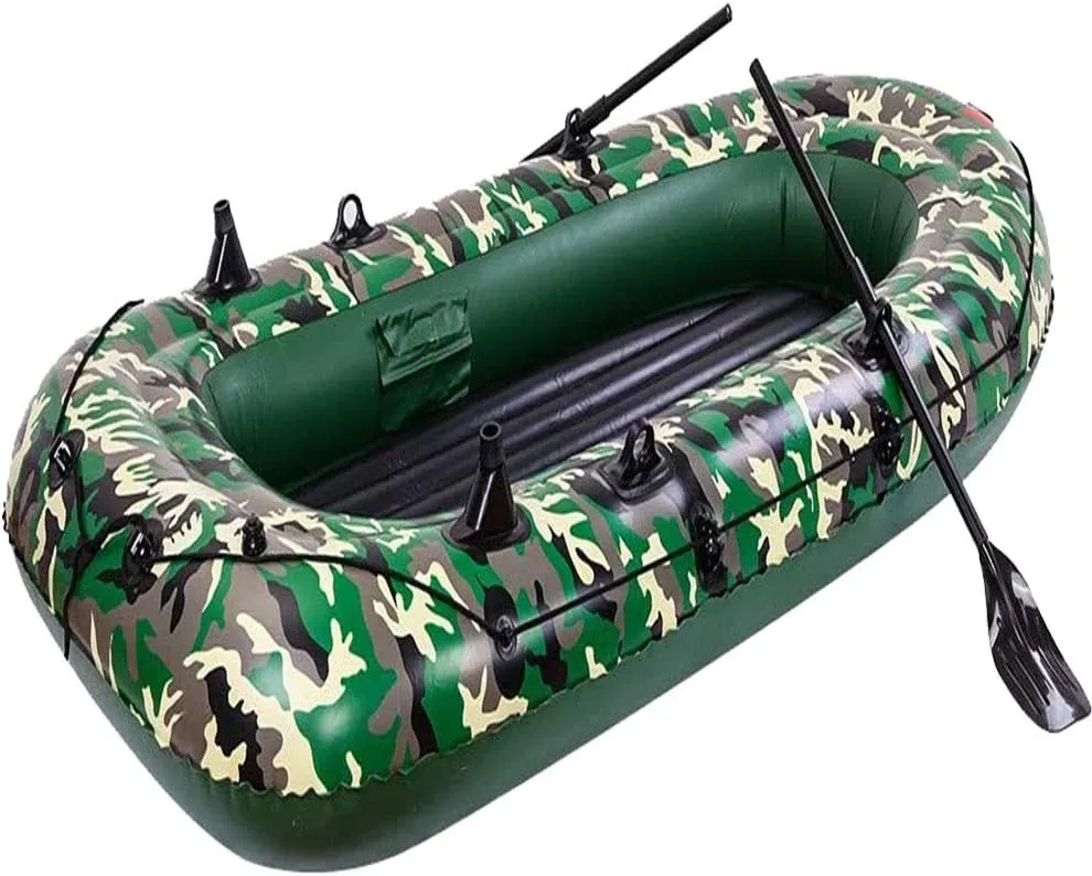 Large Inflatable Boats for Adults Inflatable Dinghy Boat Kayak Rafts Touring Kayaks Fishing Rafting Summer Water Sports Have Fun uflage