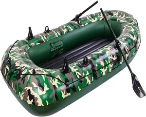 Large Inflatable Boats for Adults Inflatable Dinghy Boat Kayak Rafts Touring Kayaks Fishing Rafting Summer Water Sports Have Fun uflage