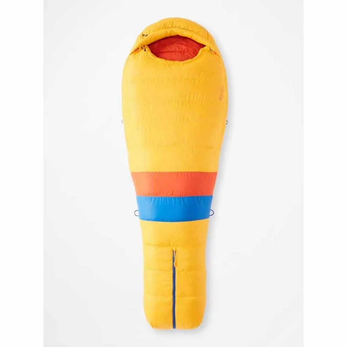 Marmot Men's Never Summer 0Â° Sleeping Bag - Long/Solar/Red Sun