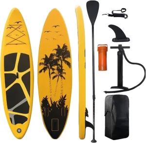 Surfboard Inflatable Water Surf Board PVC Material EVA Ant-Skid Pad Outdoor Paddle Board Adult Sup Balance Surfboard Outdoor Recreation
