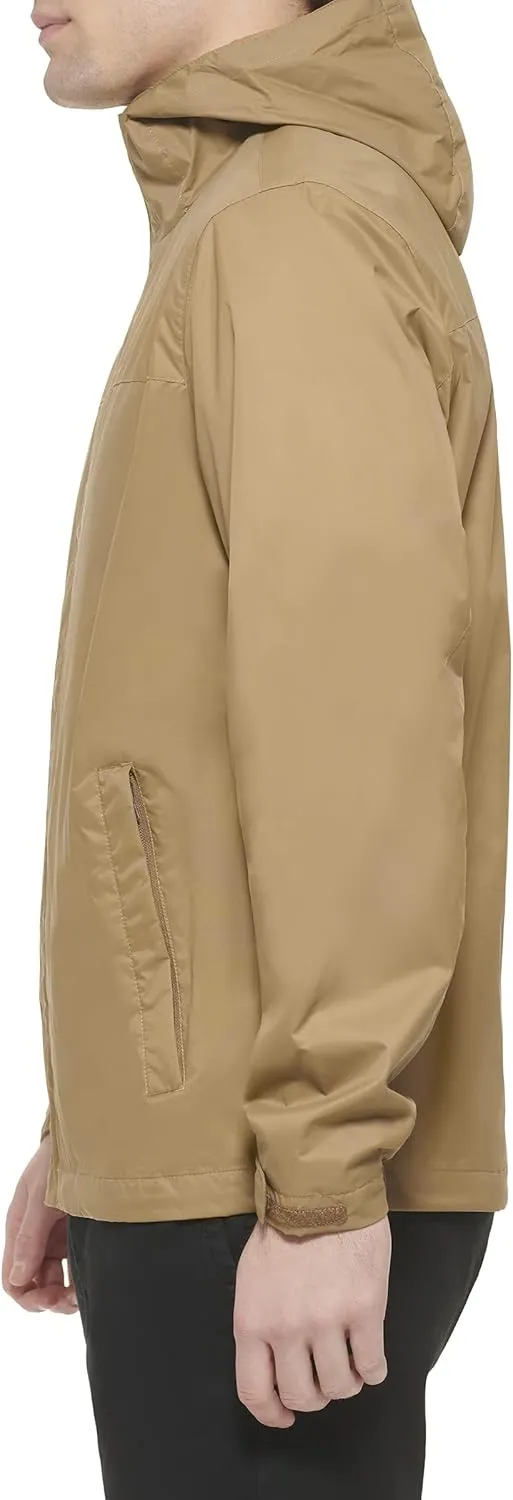 Tommy Hilfiger Men's Lightweight Breathable Waterproof Hooded Jacket
