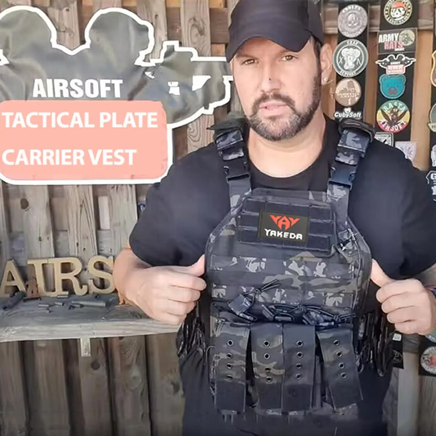 YAKEDA Quick Release Tactical Outdoor Vest for Adult