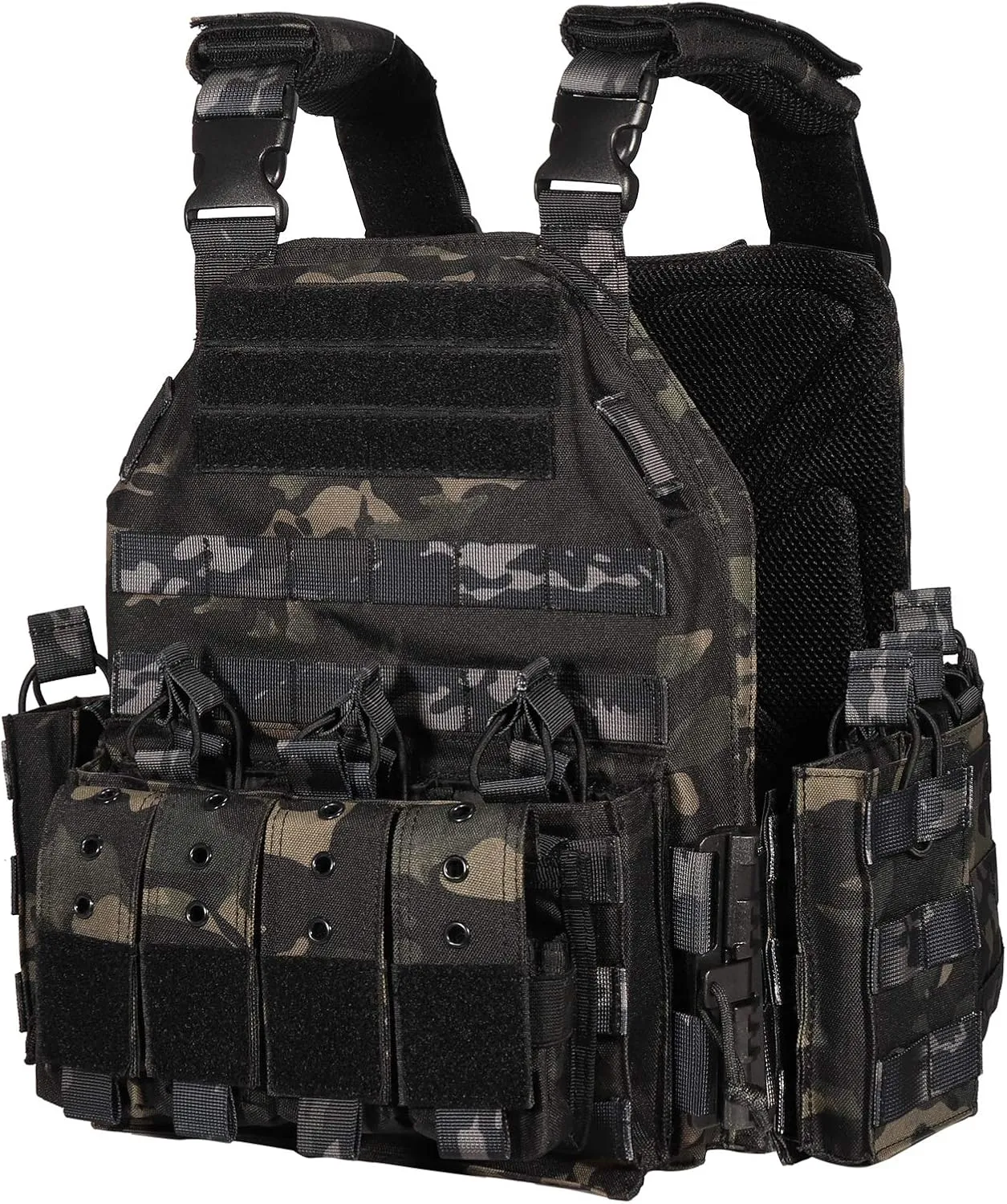 YAKEDA Quick Release Tactical Outdoor Vest for Adult