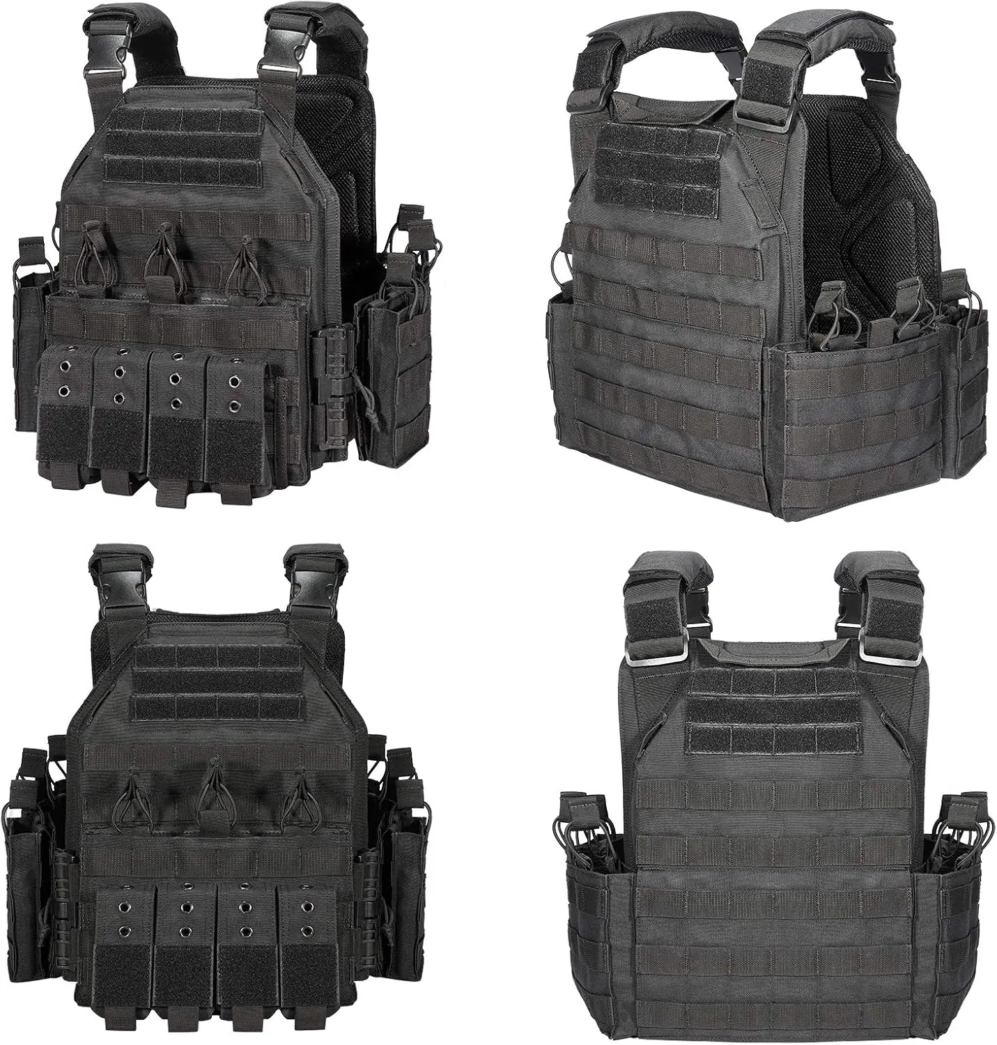YAKEDA Quick Release Tactical Outdoor Vest for Adult